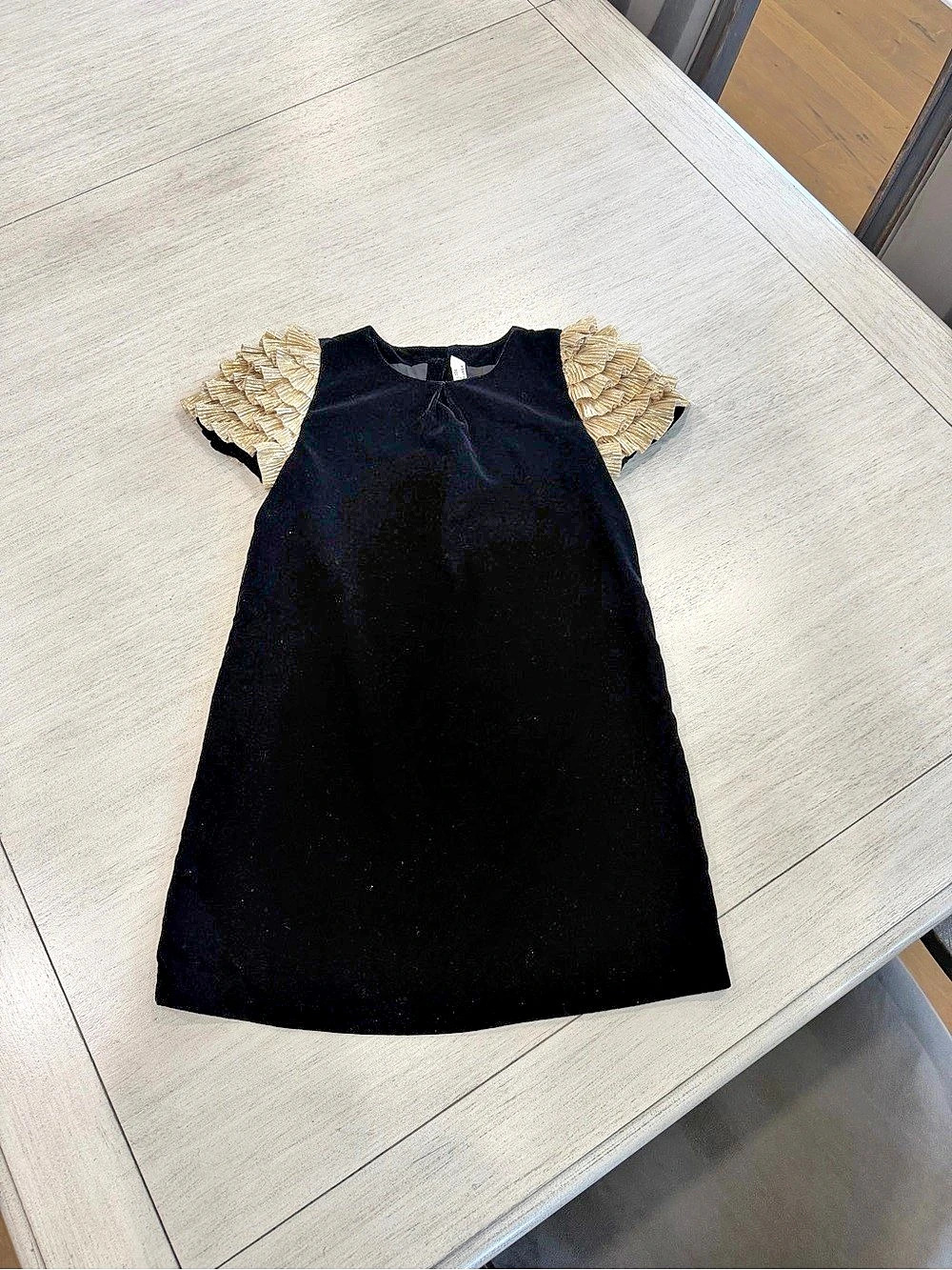 Rachel Zoe - Janie and Jack Mini Dress Black & Gold